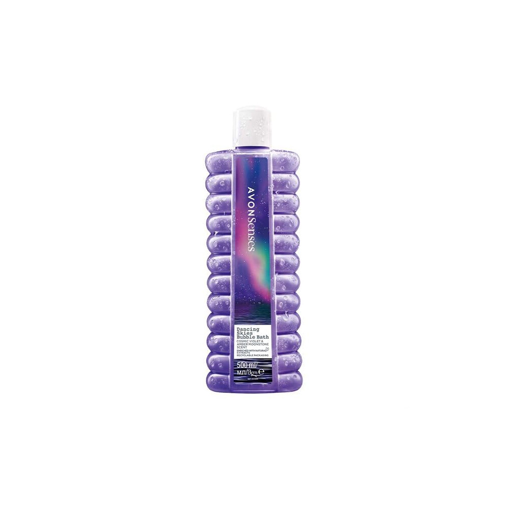 Senses Bubble Bath 500ml (Dancing Skies - Cosmic Violet & Amber Moonstone)