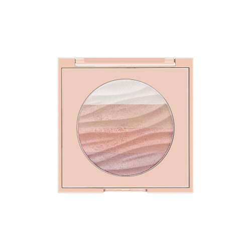 Afterglow Blusher & Highlight Compact - Pink & Gold Glowing Pressed Powder Compact 2