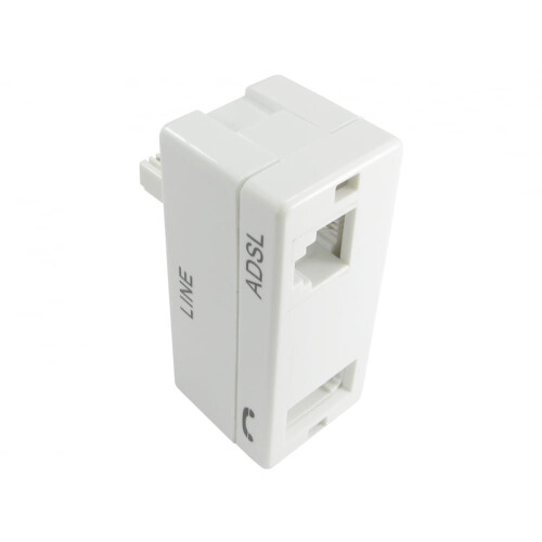  - ADSL Microfilter without lead for BT Broadband ADSL Router 1 Pack