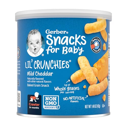 Nestle Gerber Graduates Lil' Crunchies, Mild Cheddar, 1.48 oz 1