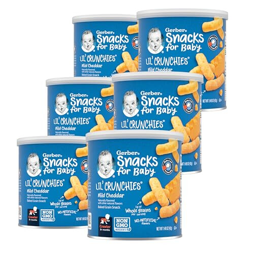 Nestle Gerber Graduates Lil' Crunchies, Mild Cheddar, 1.48 oz