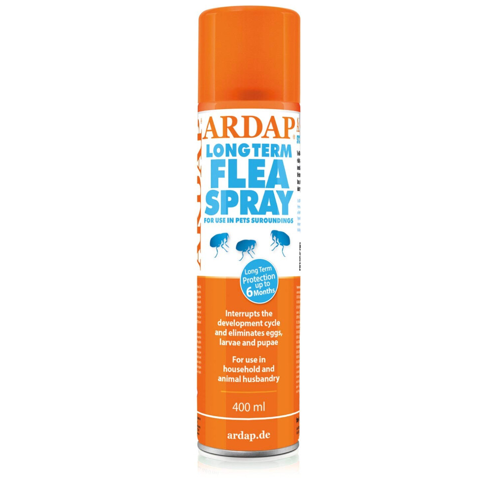 Flea Spray for the home 400ml - Household Flea Spray & House flea treatment - Flea spray for house to kill fleas and eggs - Also for animal