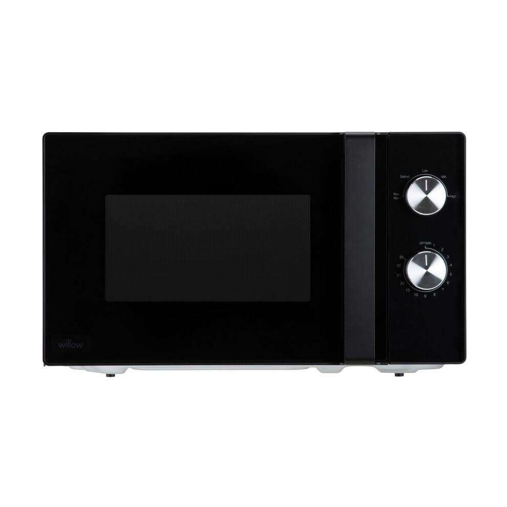 Willow W20MWB 20L Capacity Microwave with 5 Power Levels Black