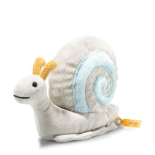 Snailly Snail 20 cm, Soft Cuddly Friends, Stuffed Animal Snail, fluffy Plush-Toy for playing & cuddling, Teddy made of cuddly soft Plush for gentle