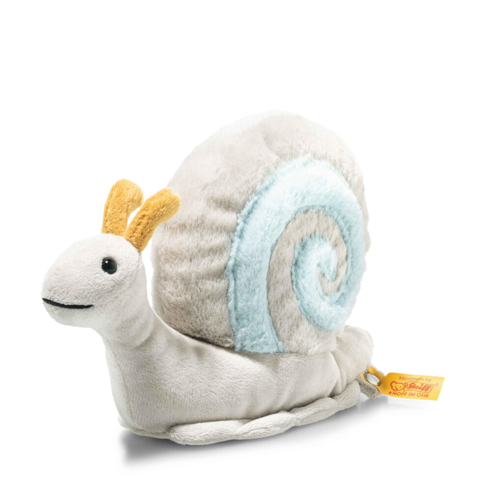 Snailly Snail 20 cm, Soft Cuddly Friends, Stuffed Animal Snail, fluffy Plush-Toy for playing & cuddling, Teddy made of cuddly soft Plush for gentle-image-OPC-PFSRHR7-NEW