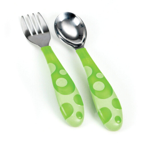 Munchkin Toddler Fork and Spoon Set (1 Spoon and 1 Fork ) Assorted colours 1