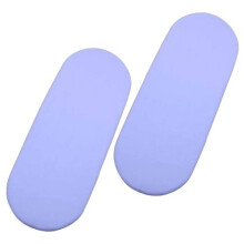 Moses Basket Fitted Sheet, Blue (Pack of 2)