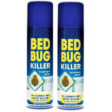 2 X 200ml Bed Bug Killer Spray Treatment Pest Control Kills Insect, Fleas, Ticks, Bed Bug & Lice
