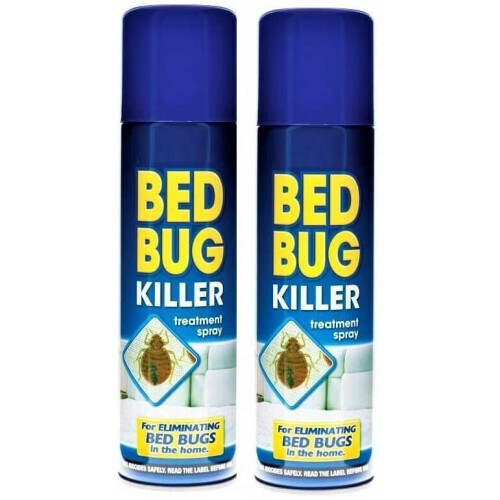 2 X 200ml Bed Bug Killer Spray Treatment Pest Control Kills Insect, Fleas, Ticks, Bed Bug & Lice