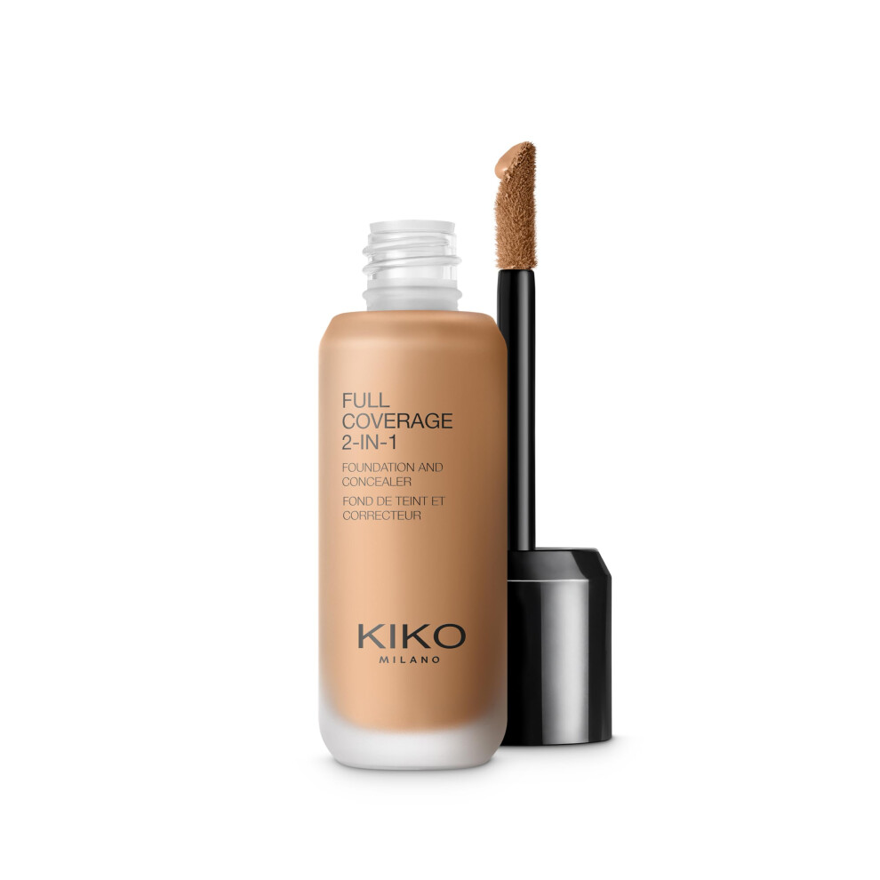 Kiko Milano Unisex 95 Neutral Rose Full Coverage 2-In-1 Foundation & Concealer 25Ml In - Image 4