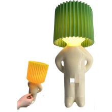 (Green) A Little Shy Man Creative Lamp, A Little Naughty Little Boy Desk Lamp, Naughty Boy Creative Desk Lamp Home Decoration Novelty Gift