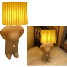 (Yellow) A Little Shy Man Creative Lamp, A Little Naughty Little Boy Desk Lamp, Naughty Boy Creative Desk Lamp Home Decoration Novelty Gift