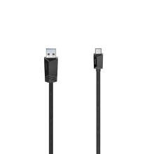 200653 USB C Cable, USB C Male to USB A Male, USB 3.2 Gen1, 5 Gbps, 3.00 m, black