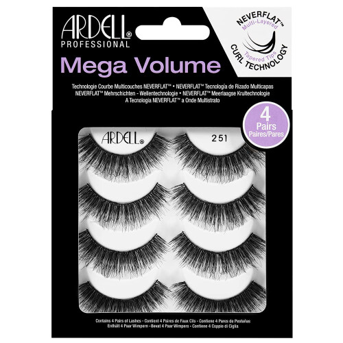 Ardell Ardell Wimpern Mega Volume 251, 1 Pack (4 Paare pro Packung)