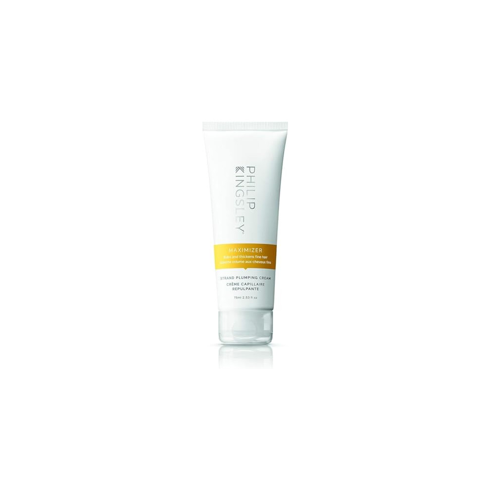 | Maximizer Strand Plumping Cream | Volume for Hair Smoothing | Volumizing for Fine Flat | Thin, Limp, Flyaway Hair Volumizer, Adds Body and Shine |