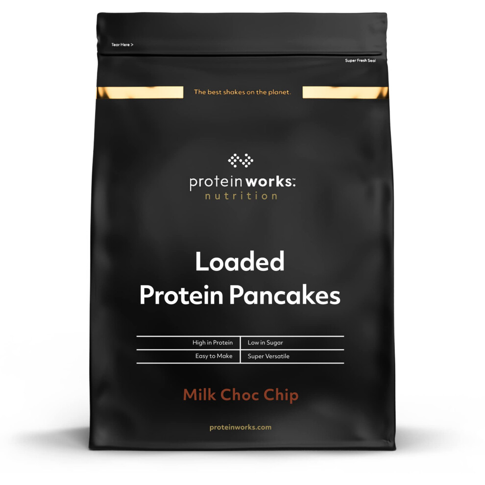 Protein Works The - Loaded Protein Pancake Mix | Premium Pancake Mix | High Protein Pancakes | High Protein Breakfast | Low Sugar Snack | 8 Servings |