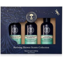 Neal's Yard Remedies Reviving Shower Scents Collection Gift Set | Uplifting Shower Gels With Organic Essential Oils | Vegan Shower Gels Made With