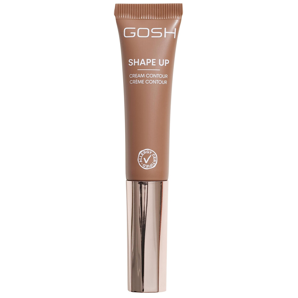 Gosh Cream Contour Shape Up I Contouring Stick For Defined Facial Features And Smooth Blending I With Built-In Sponge For On-The-Go I Perfume Free, Allergy