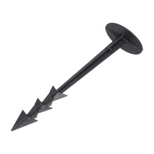 GARDENIX pack of 10 TerraPEG XL (8") Extremely Stable Ground Anchor for Hard Ground Securing Pegs Landscape Fabric Peg for Weed Fabric Ground Sheet