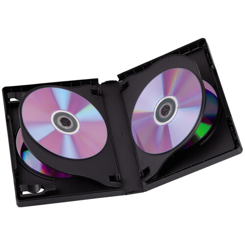 Hama HAMA SCATOLA PER 6 DVD, NERA, CONFEZIONE DA 3 1