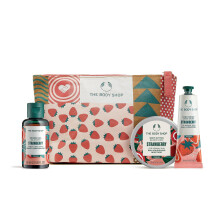Jolly & Juicy Strawberry Mini Gift Vegan shower gel body butter 3-Piece Set