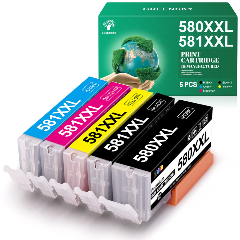 Pgi 580 Cli 581 Xxl Pgi 580XXL Cli 581XXL Compatible Ink Cartridges For Canon 580 581 Ink Cartridges For Pixma Ts8350 For Pixma Ts6350 For Canon Ts705 749771696493