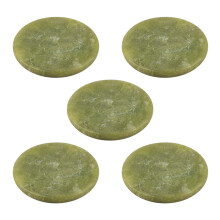 5 Pcs Eyelash Extension Jade Stones Glue Stone Holders Fake EyeLash Base 2 Inch