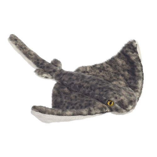 Aurora World Aurora, 31716, Mini Flopsies Stingray, 8In, Soft Toy, Grey
