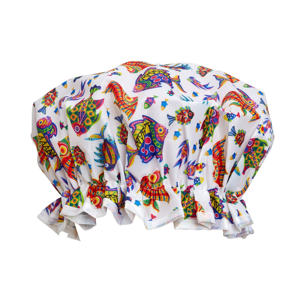 Bodylife Shower Cap Reusable Bath Cap Double Layered Waterproof Aquatica 27Cm