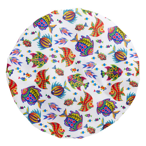 Shower Cap Reusable Bath Cap Double Layered Waterproof Aquatica 27cm 1