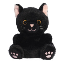 Aurora, 13551, Palm Pals Twilight Black Cat 5In, Soft Toy, Black - Plush Soft Toy