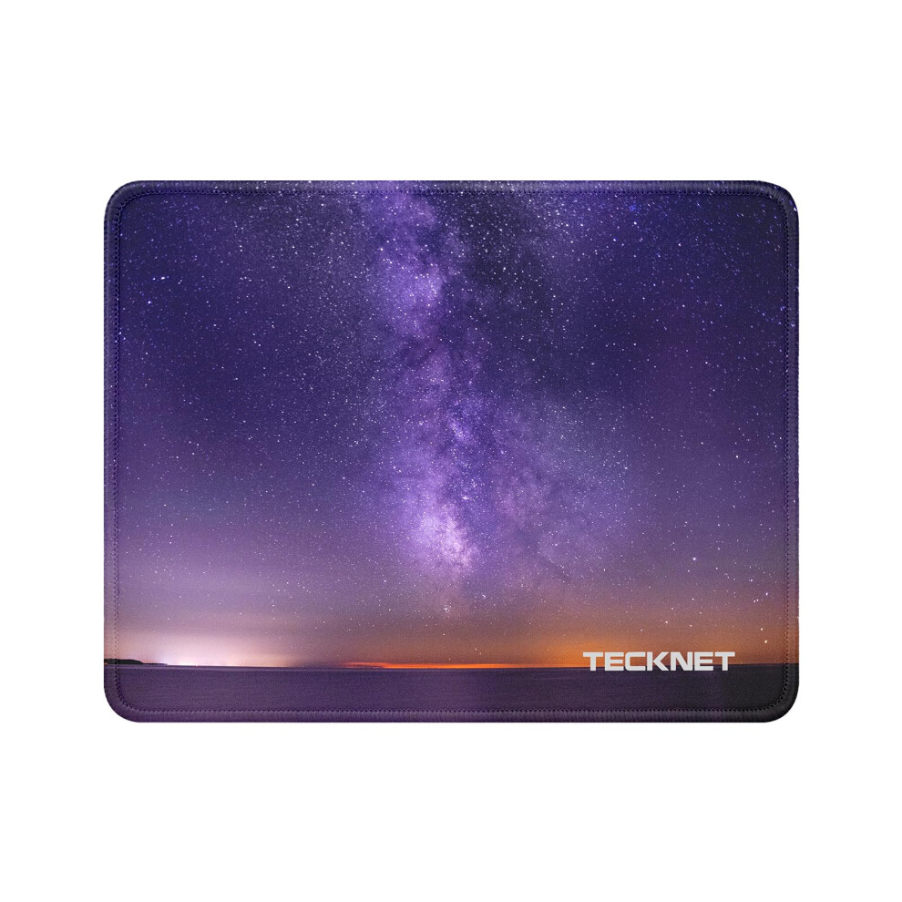 Mouse Mat 270 x 210 x 3 mm Gaming Mouse Pad, Non-Slip Rubber Base, Waterproof Surface, Stitched Edges Mouse pad, Compatible with Laser and Optical