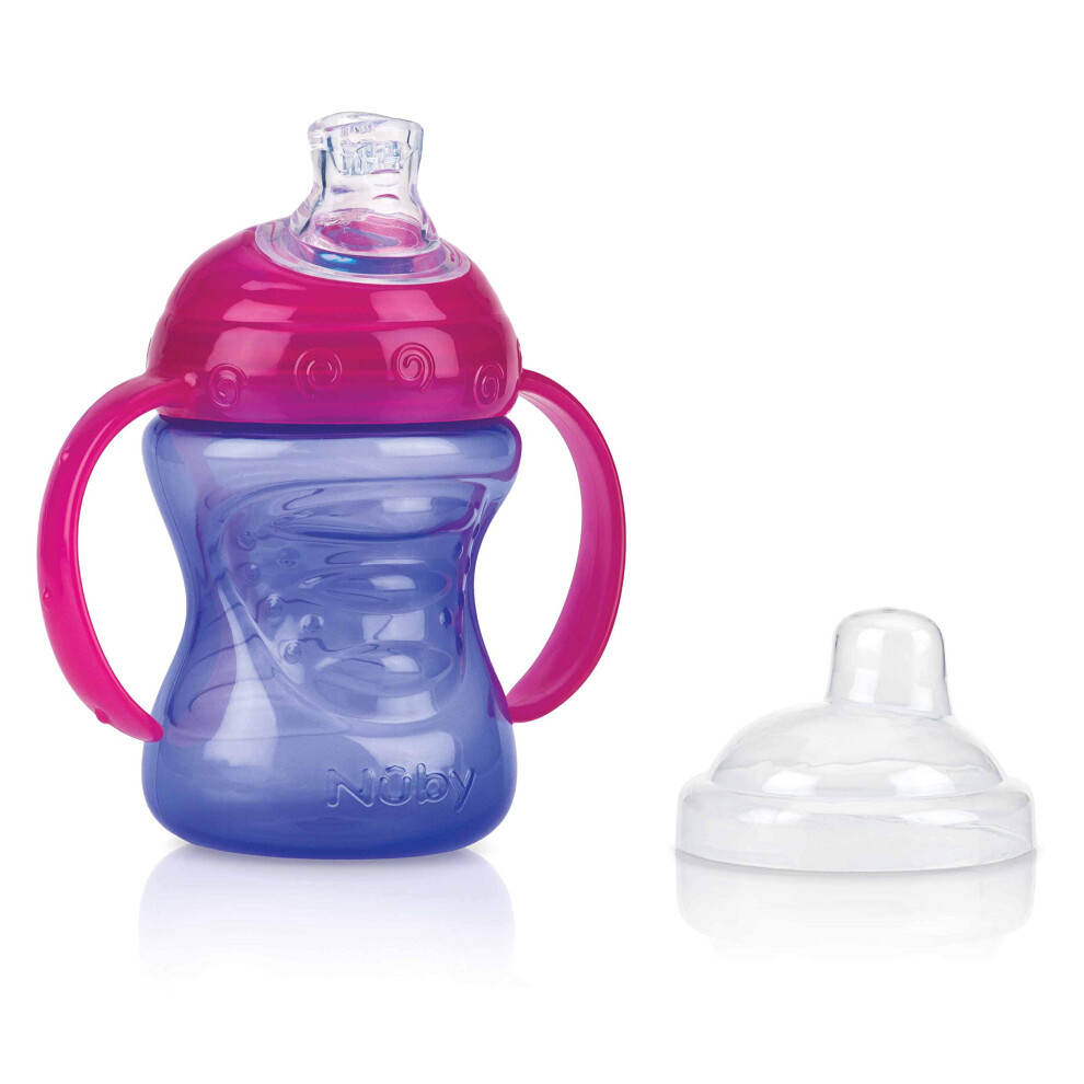 NÃ»by Leak-Proof No-Spill Drinking Cup Purple 240 ml 6 Months