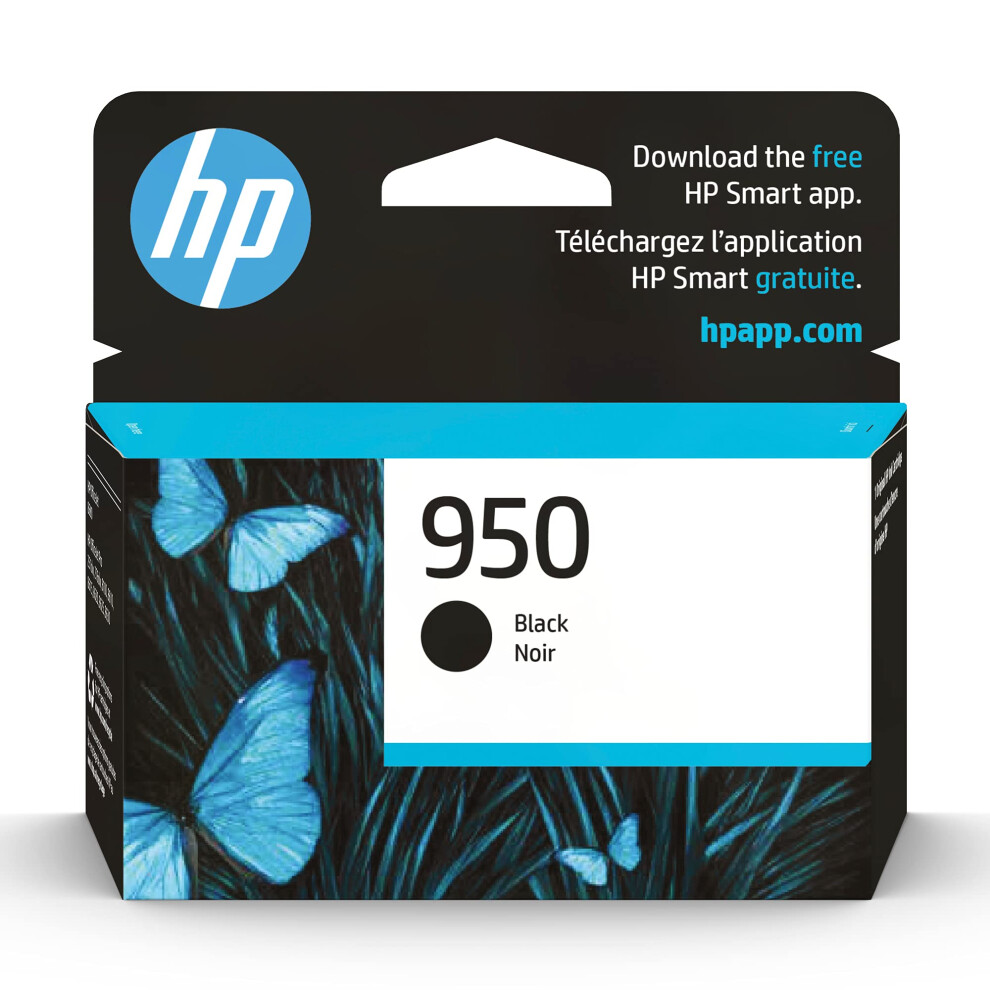 950 Black Ink Cartridge | Works OfficeJet 8600, OfficeJet Pro 251dw, 276dw, 8100, 8610, 8620, 8630 Series | Eligible for Instant Ink | CN049AN