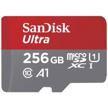 256GB Ultra micro SD card for Chromebook, + SD adapter Full HD Video, up to 150 MB/s, For smartphones and Tablets, with A1 App Performance, UHS-I,