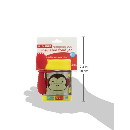 Skip Hop Zoo Insulated Food Jar, Monkey 2