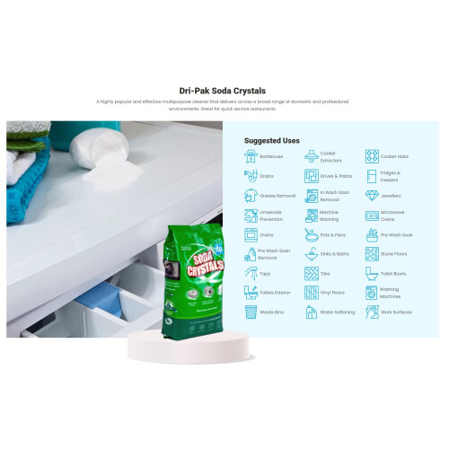 Dri Pak Soda Crystal, 1kg 1