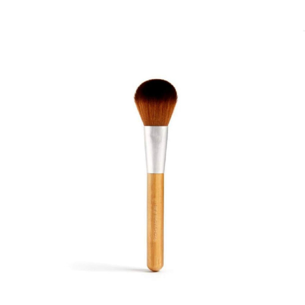 Domed Powder Brush bamboo Nylon bristles