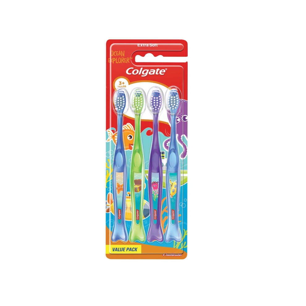 Toothbrush 4pk Kids Ocean Explorers