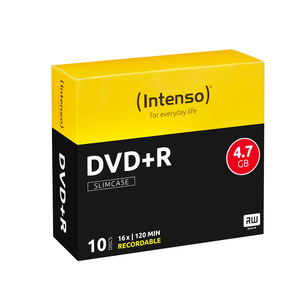 Dvd+R 4.7 Gb 16X - Blank Dvds (4.7 Gb, Dvd+R, 120 Mm, Slimcase) 4034303005222