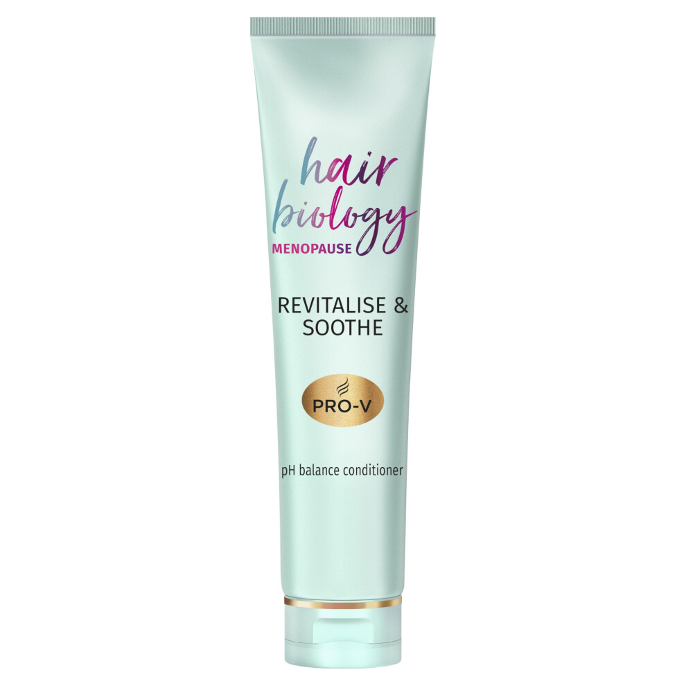 Revitalise & Soothe Menopause Conditioner For Thinning Hair, 160ml, Hair Thickener, Dry Scalp Treatment With Pro-V, Vitamin B3 And White Tea, Hair