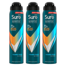 Antiperspirant Thermo Fresh 72H Nonstop Sweat and Odour Protection Alcohol-Free Body Spray with Fresh and Sporty Scent Deodorant for Men, 250ml Pack