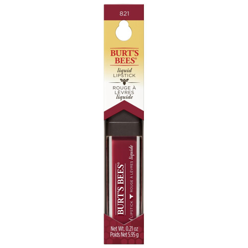 Burt's Bees Moisturising Full Coverage Liquid Lipstick, 5.95 g, Drenched Dahlia 2