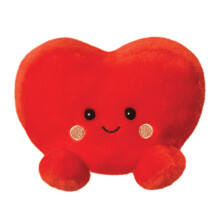 Aurora, 61513, Palm Pals Amore Heart, 5In, Eco-friendly soft toy, Red - Plush Soft Toy