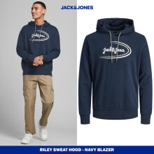 JACK&JONES Men's pullover sweatshirt, Organic cotton, Regular fit