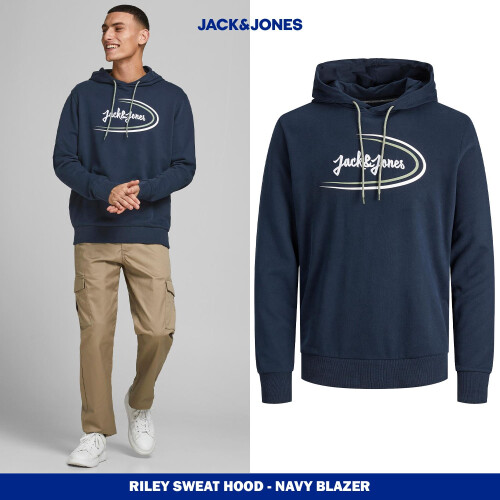 JACK&JONES Men's pullover sweatshirt, Organic cotton, Regular fit