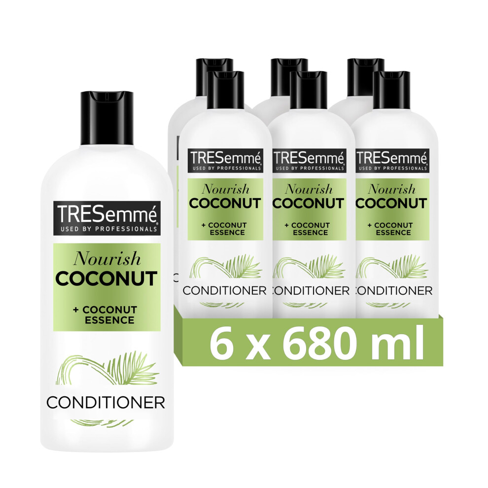Tresemmã© Nourish Coconut Conditioner With Coconut Essence For Hydrated, Soft & Smooth Hair 6X 680 Ml