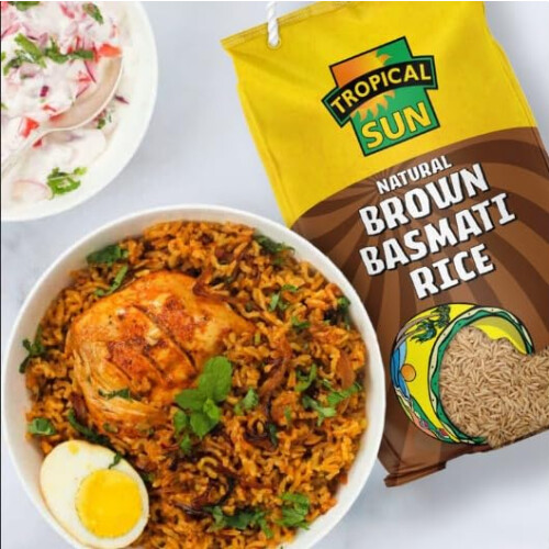 Brown Basmati Rice (Wholegrain), 5KG Bag 2