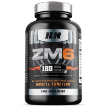 ZM6 - High Strength Zinc Magnesium Supplement - Zinc and Magnesium tablets for normal Muscle Function - Zinc Magnesium Booster - 180 Vegetarian
