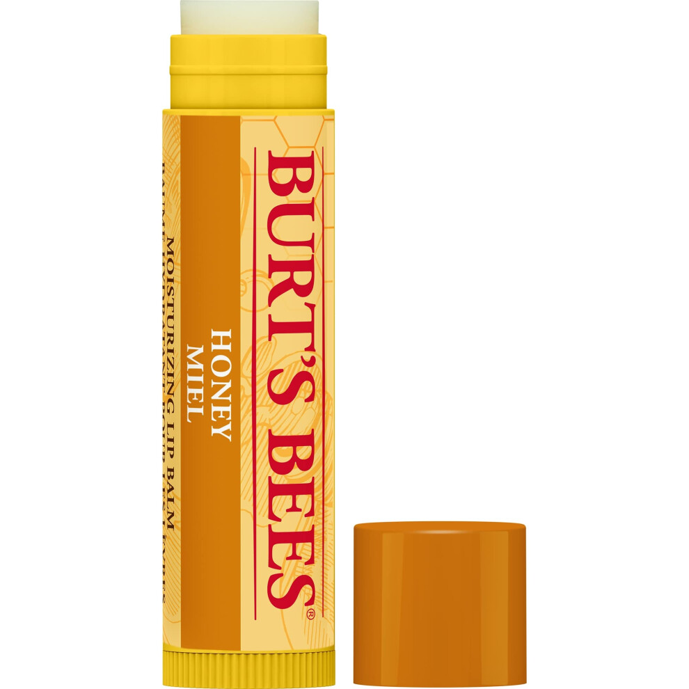 Lip Balm Honey, Moisturising Lip Balm With Beeswax & Vitamin E, 100% Natural Origin, 4.25g